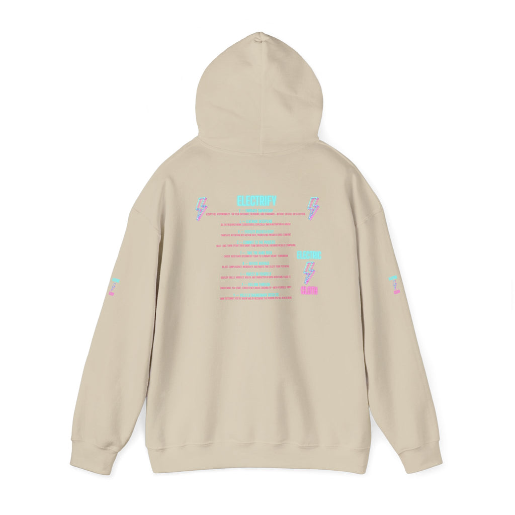 Hoodie — "Electrify Yourself" Neon Tour-Style Graphic Hoodie