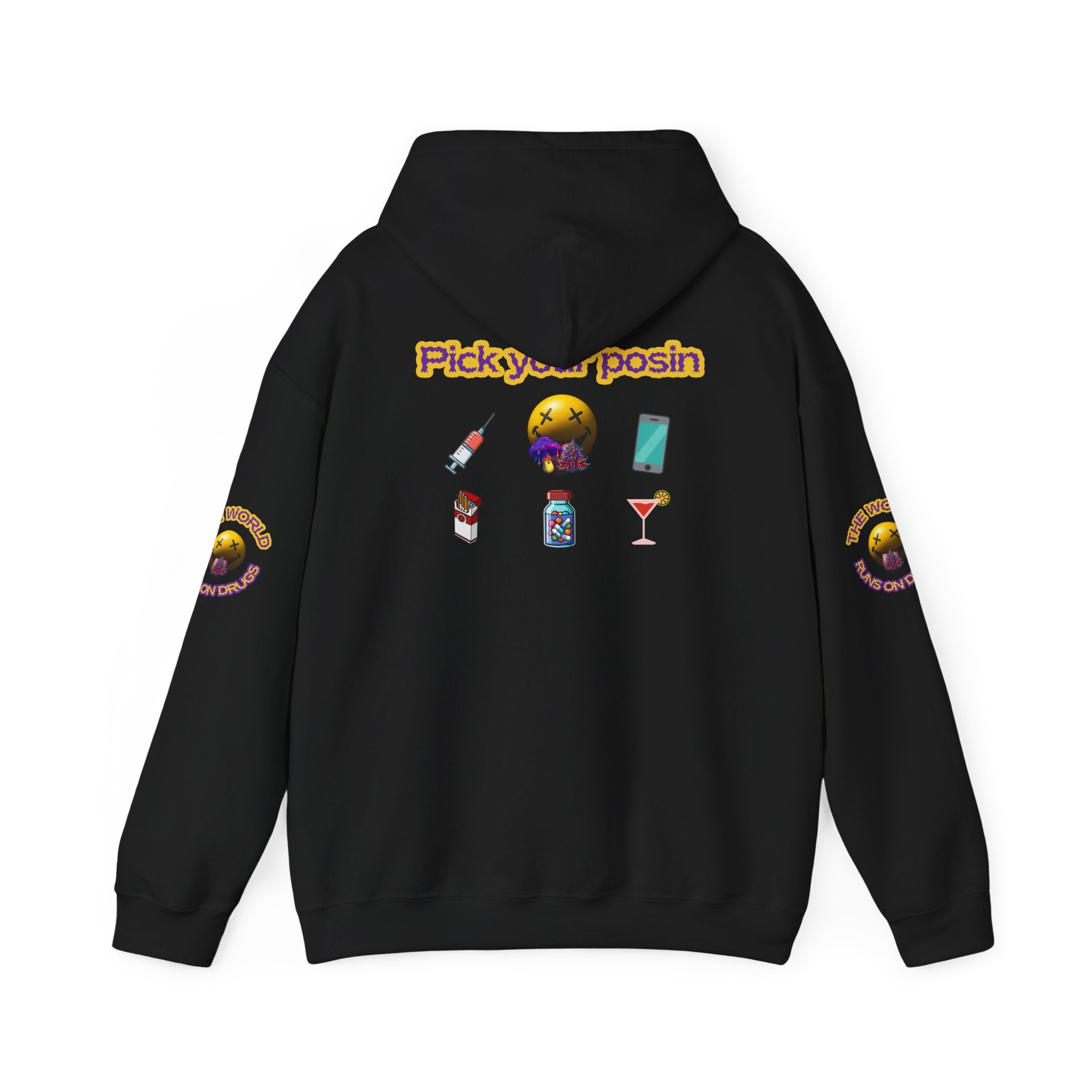 Hoodie — 'WROD/ Pick Your Poison' Graphic Pullover