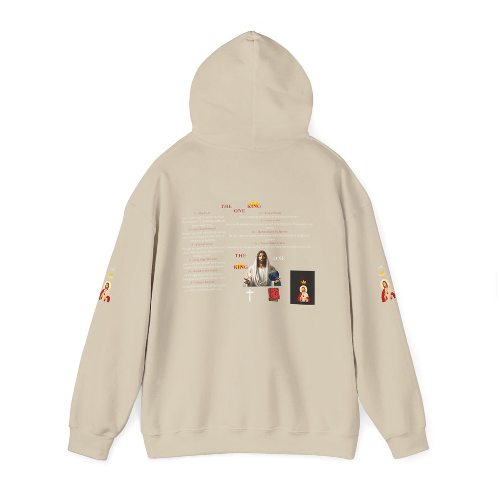 THE ONE KING HOODIE FULL GRAPHIC DEFINITION