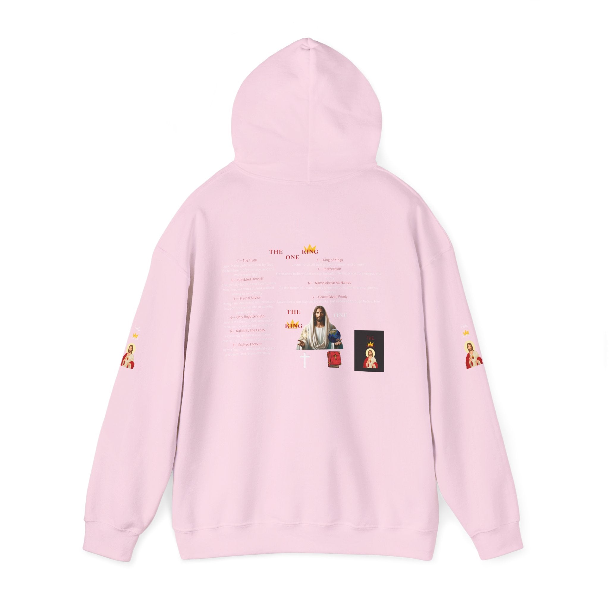 THE ONE KING HOODIE FULL GRAPHIC DEFINITION