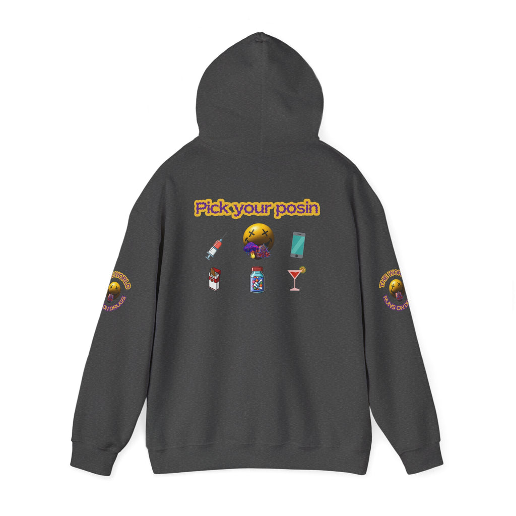 Hoodie — 'WROD/ Pick Your Poison' Graphic Pullover