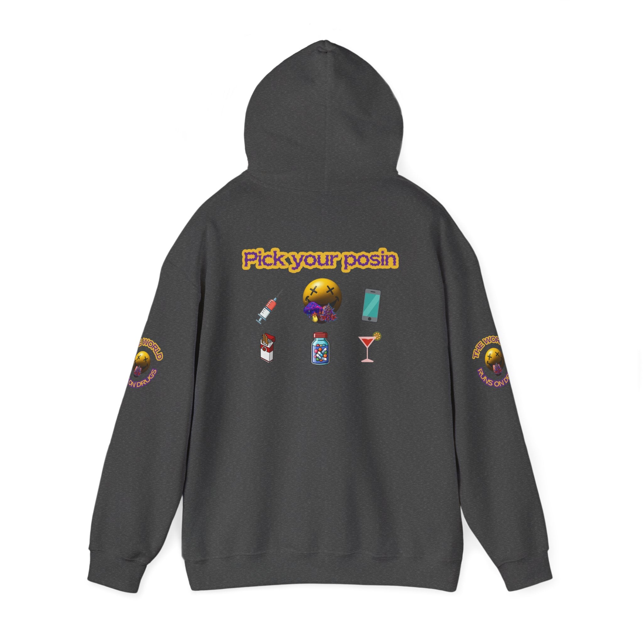 Hoodie — 'WROD/ Pick Your Poison' Graphic Pullover