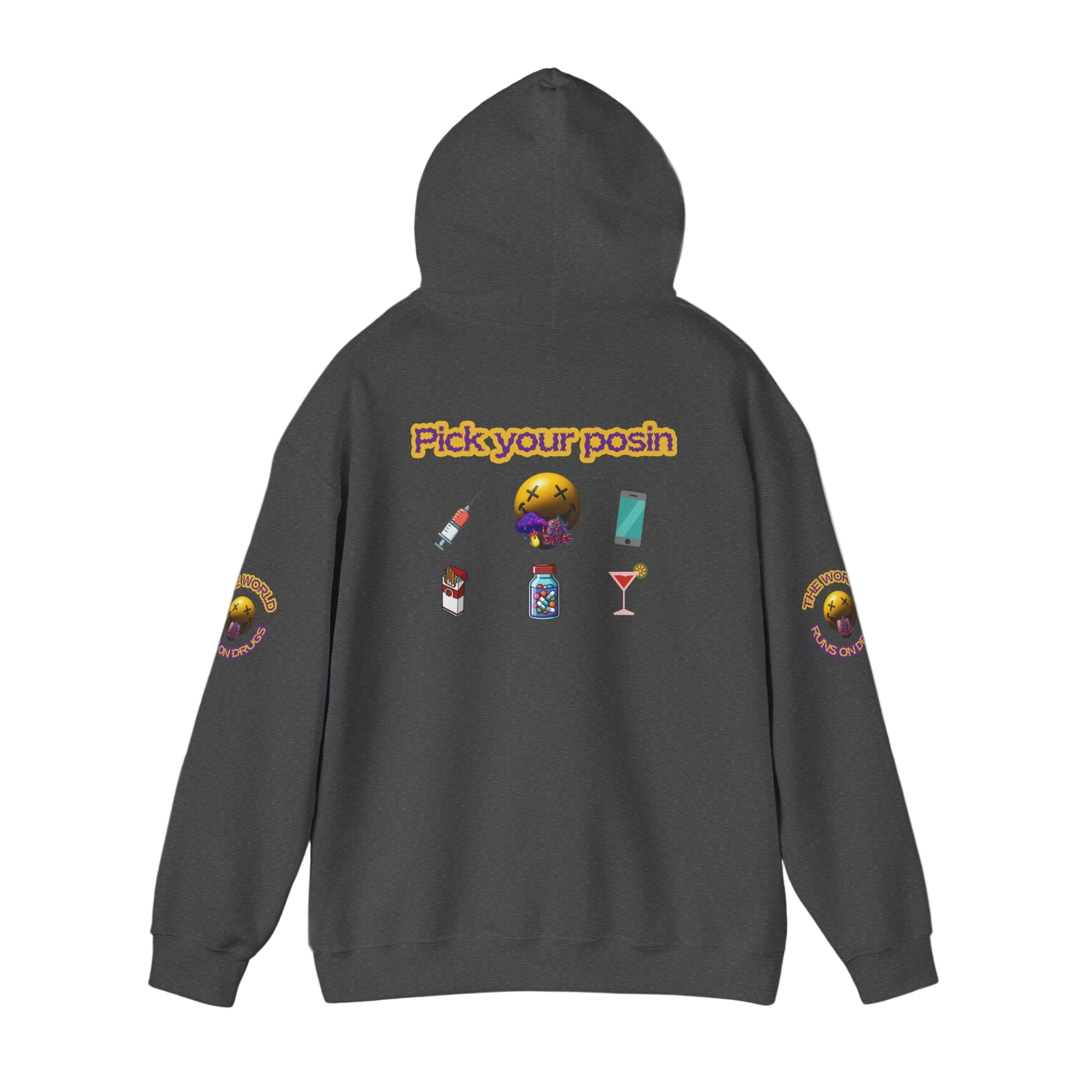 Hoodie — 'WROD/ Pick Your Poison' Graphic Pullover