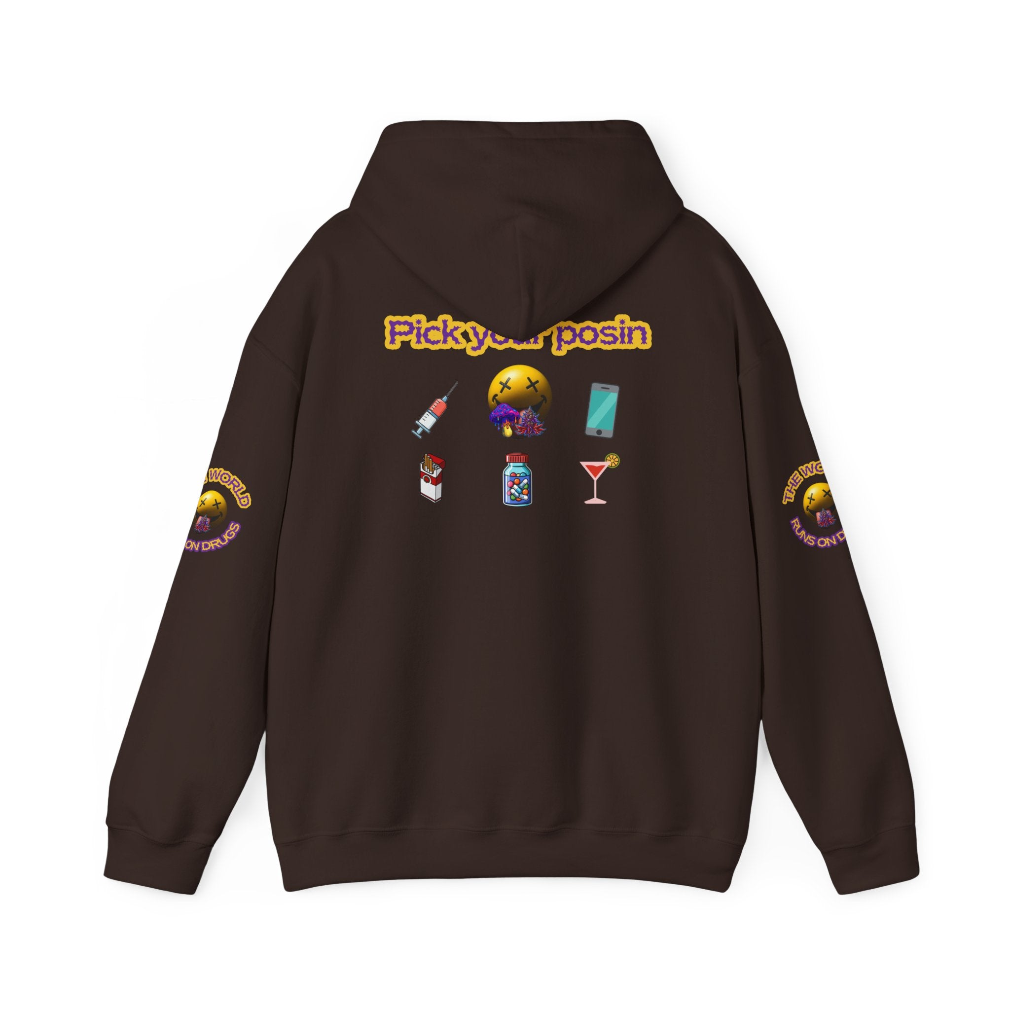 Hoodie — 'WROD/ Pick Your Poison' Graphic Pullover