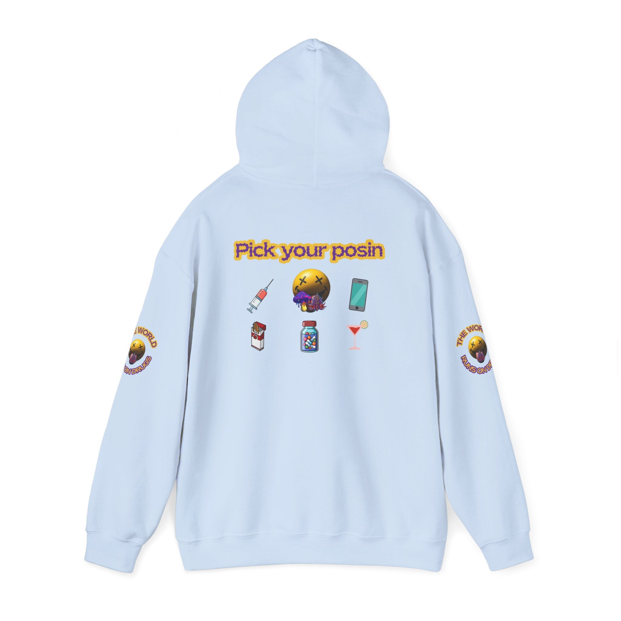 Hoodie — 'WROD/ Pick Your Poison' Graphic Pullover