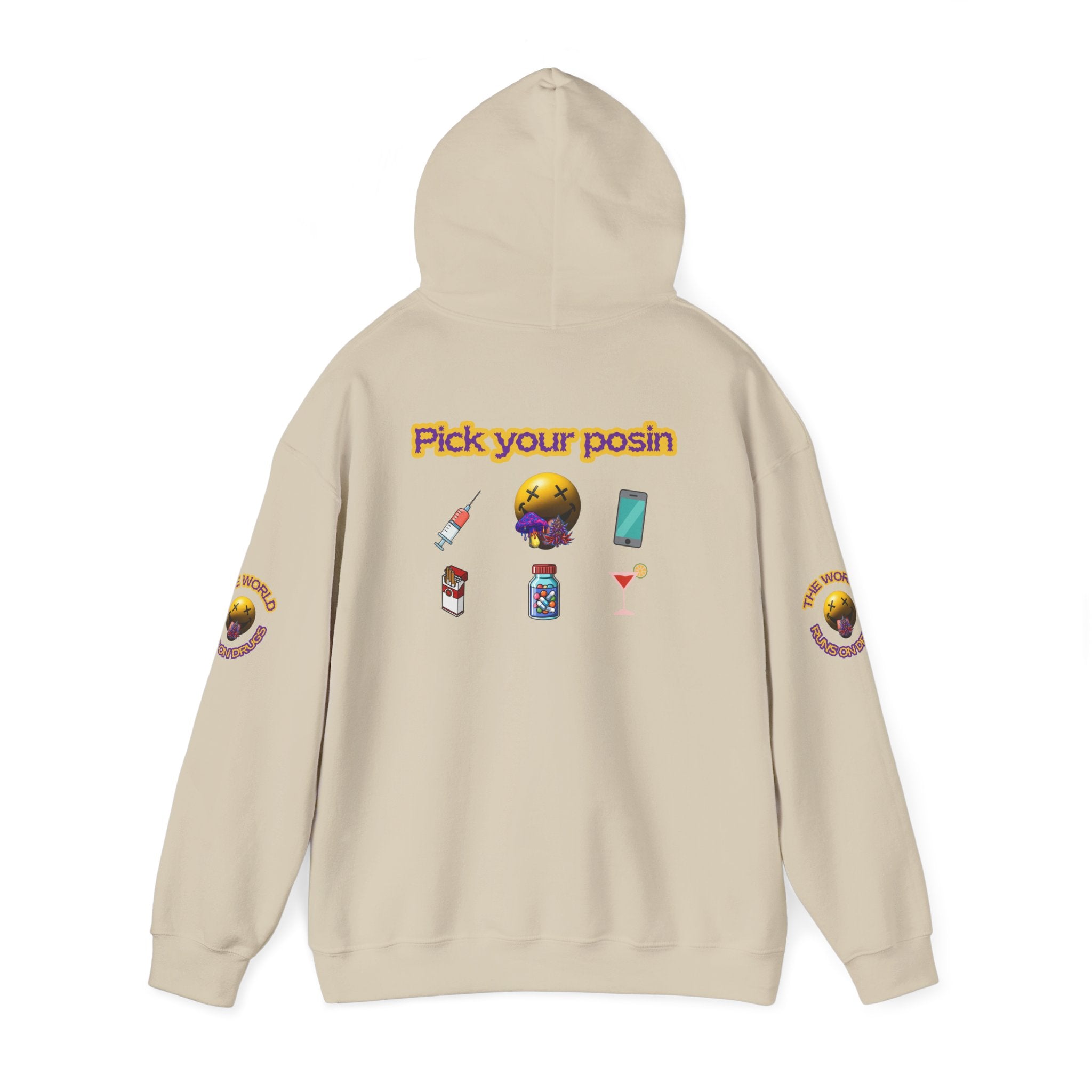 Hoodie — 'WROD/ Pick Your Poison' Graphic Pullover