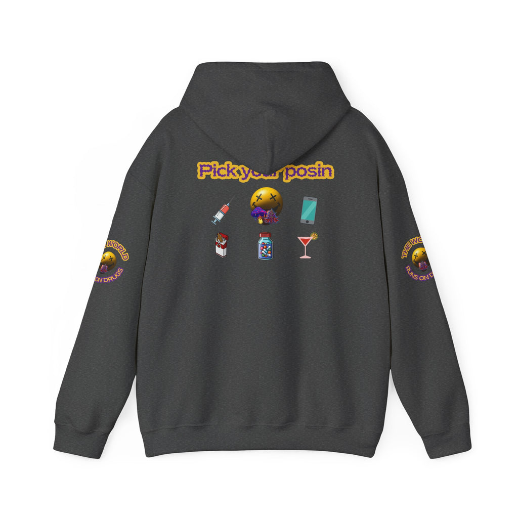 Hoodie — 'WROD/ Pick Your Poison' Graphic Pullover