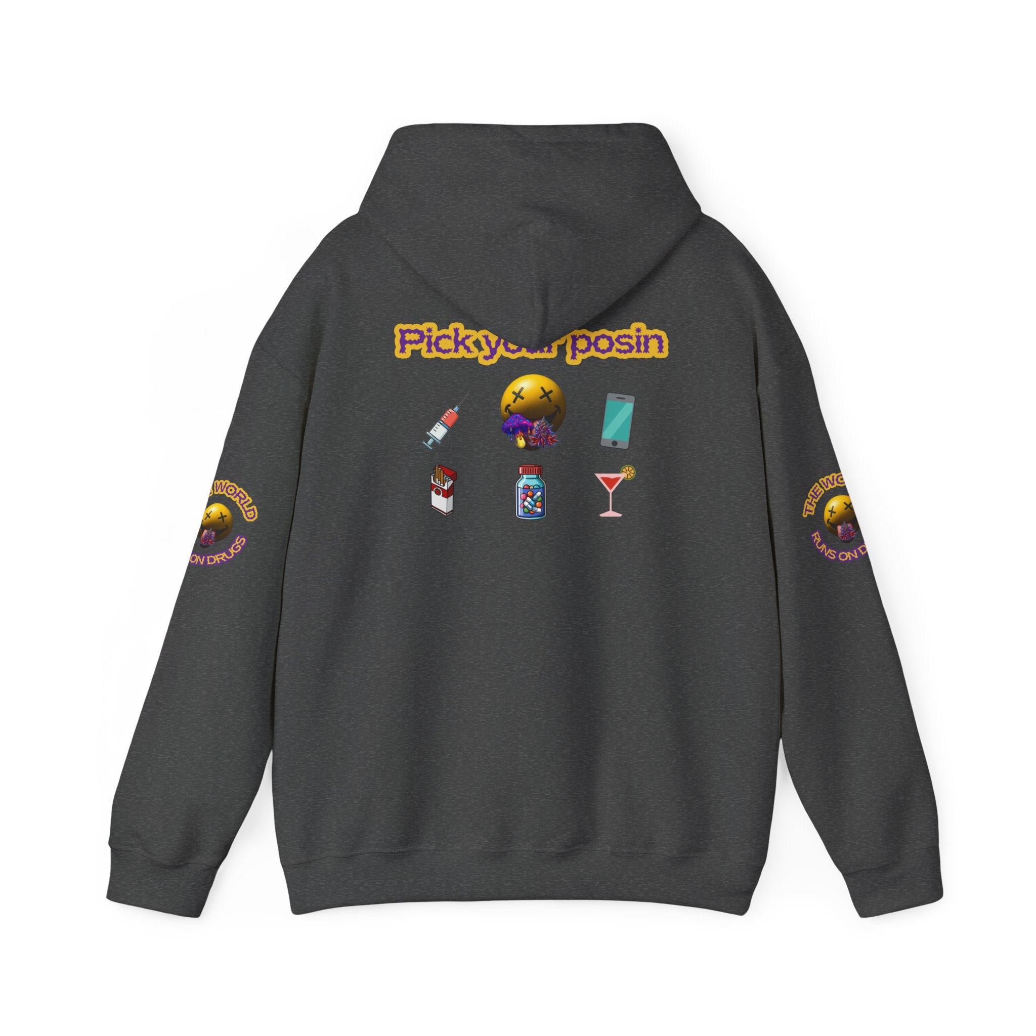 Hoodie — 'WROD/ Pick Your Poison' Graphic Pullover