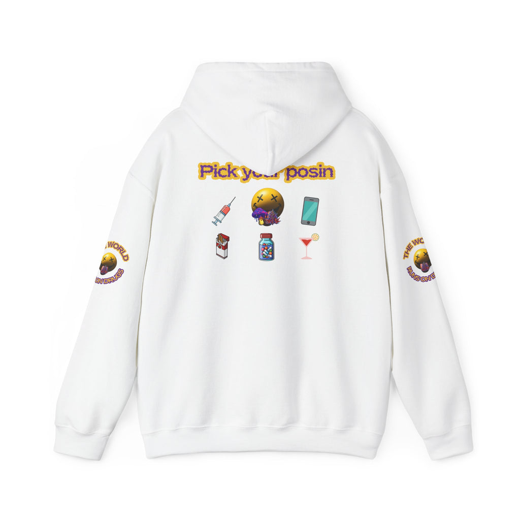 Hoodie — 'WROD/ Pick Your Poison' Graphic Pullover