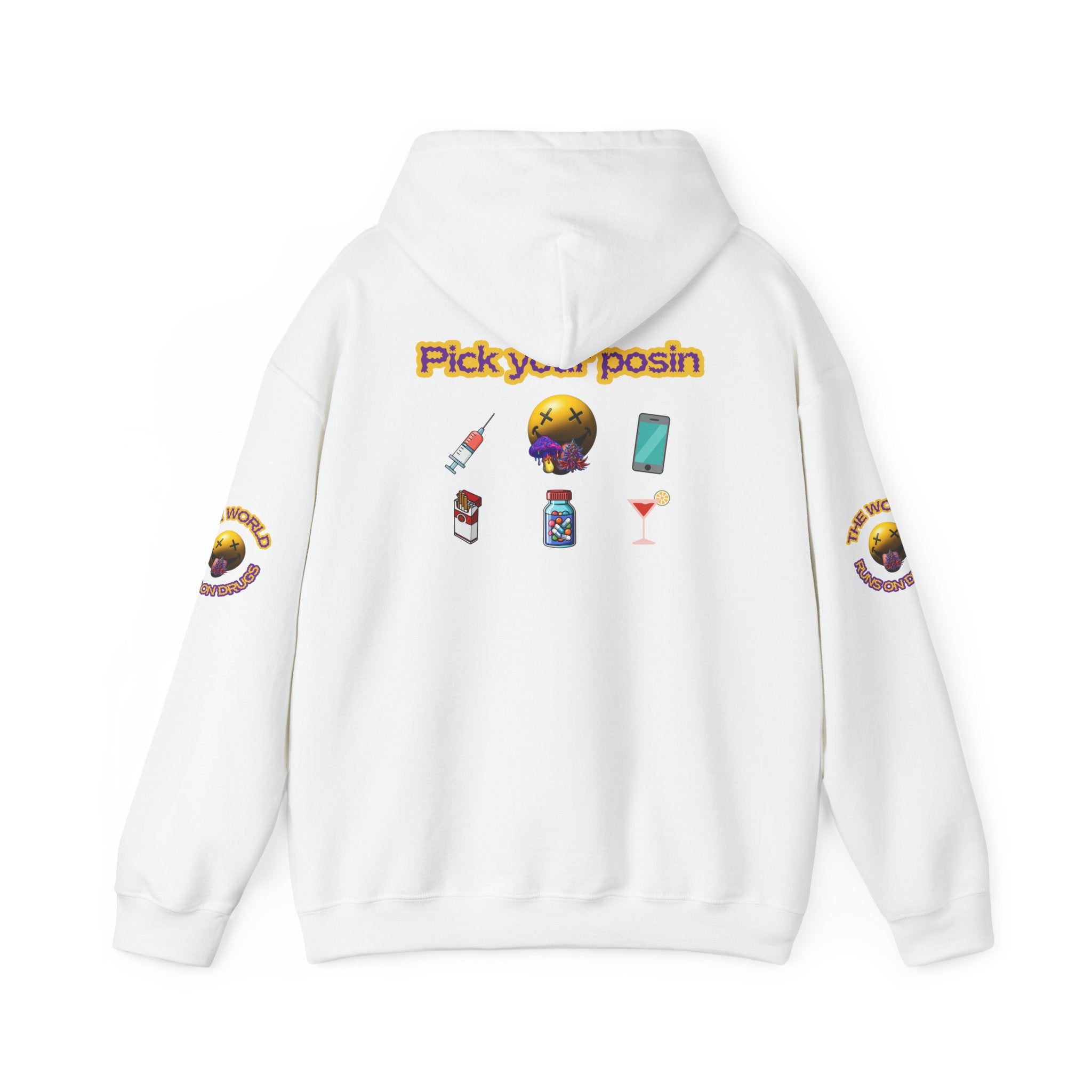 Hoodie — 'WROD/ Pick Your Poison' Graphic Pullover