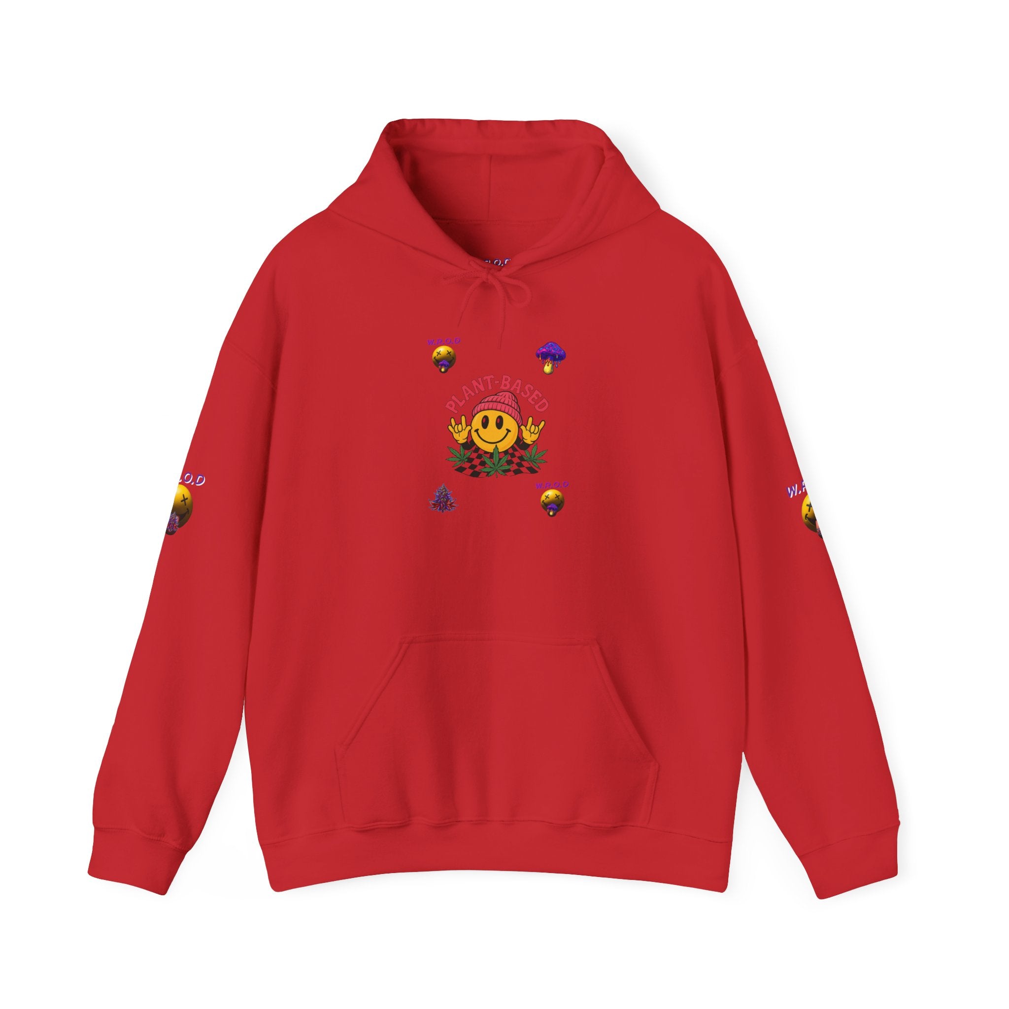 Stay Positive Hoodie — Smiley Sunflower Graphic Sweatshirt