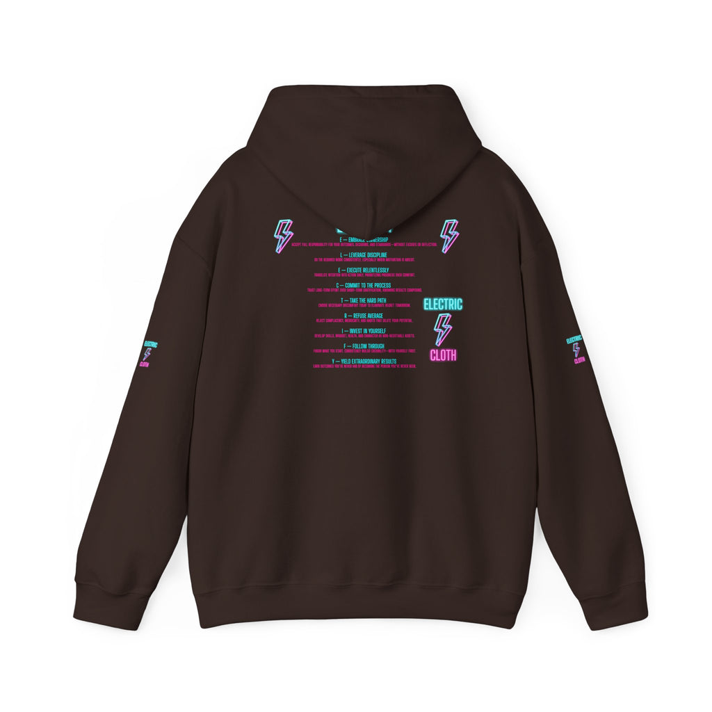 Hoodie — "Electrify Yourself" Neon Tour-Style Graphic Hoodie