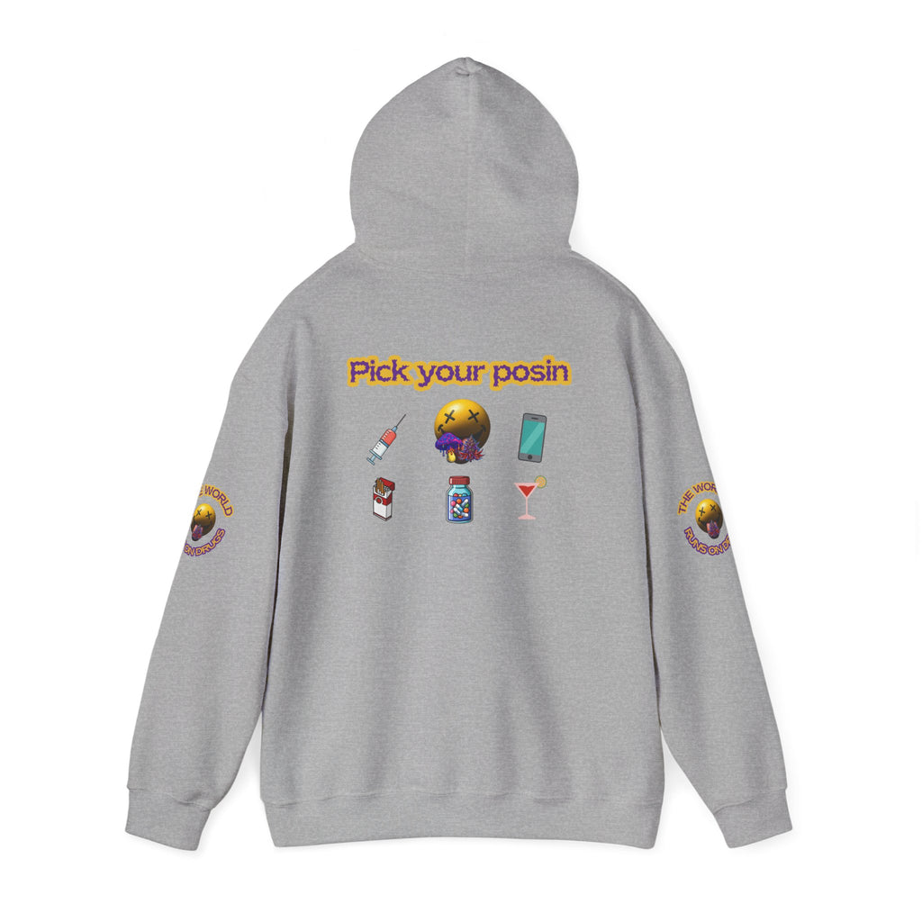 Hoodie — 'WROD/ Pick Your Poison' Graphic Pullover