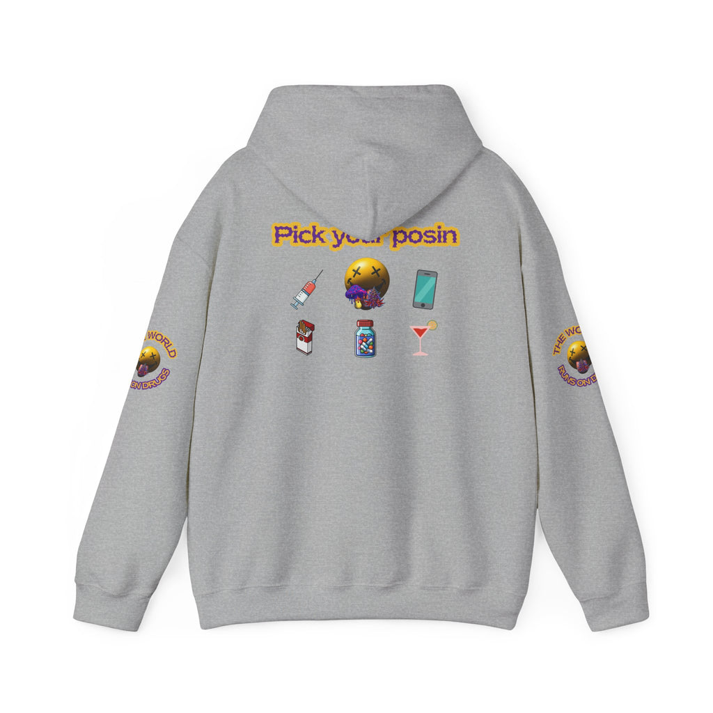 Hoodie — 'WROD/ Pick Your Poison' Graphic Pullover