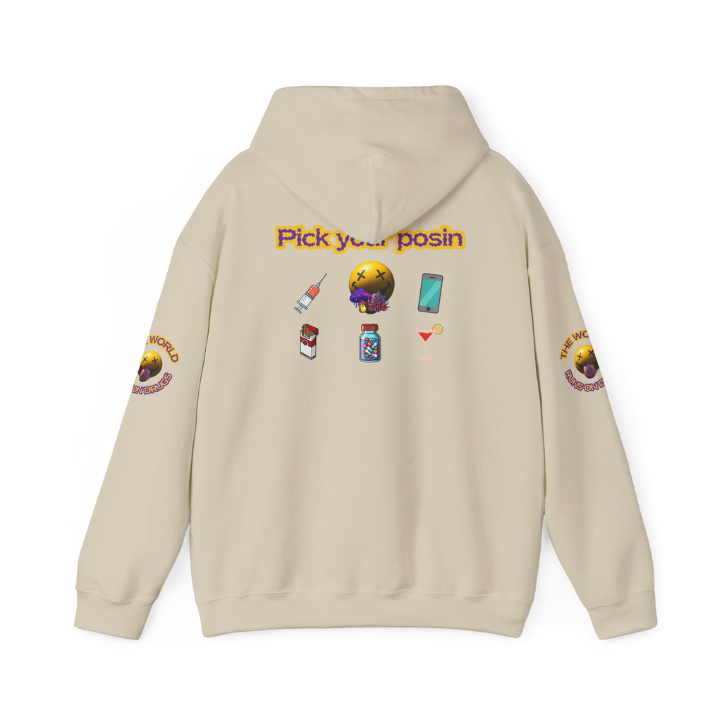 Hoodie — 'WROD/ Pick Your Poison' Graphic Pullover