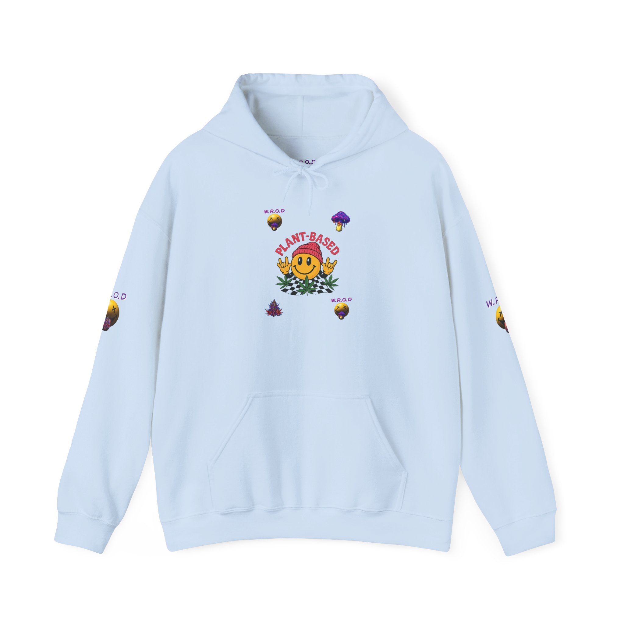 Stay Positive Hoodie — Smiley Sunflower Graphic Sweatshirt