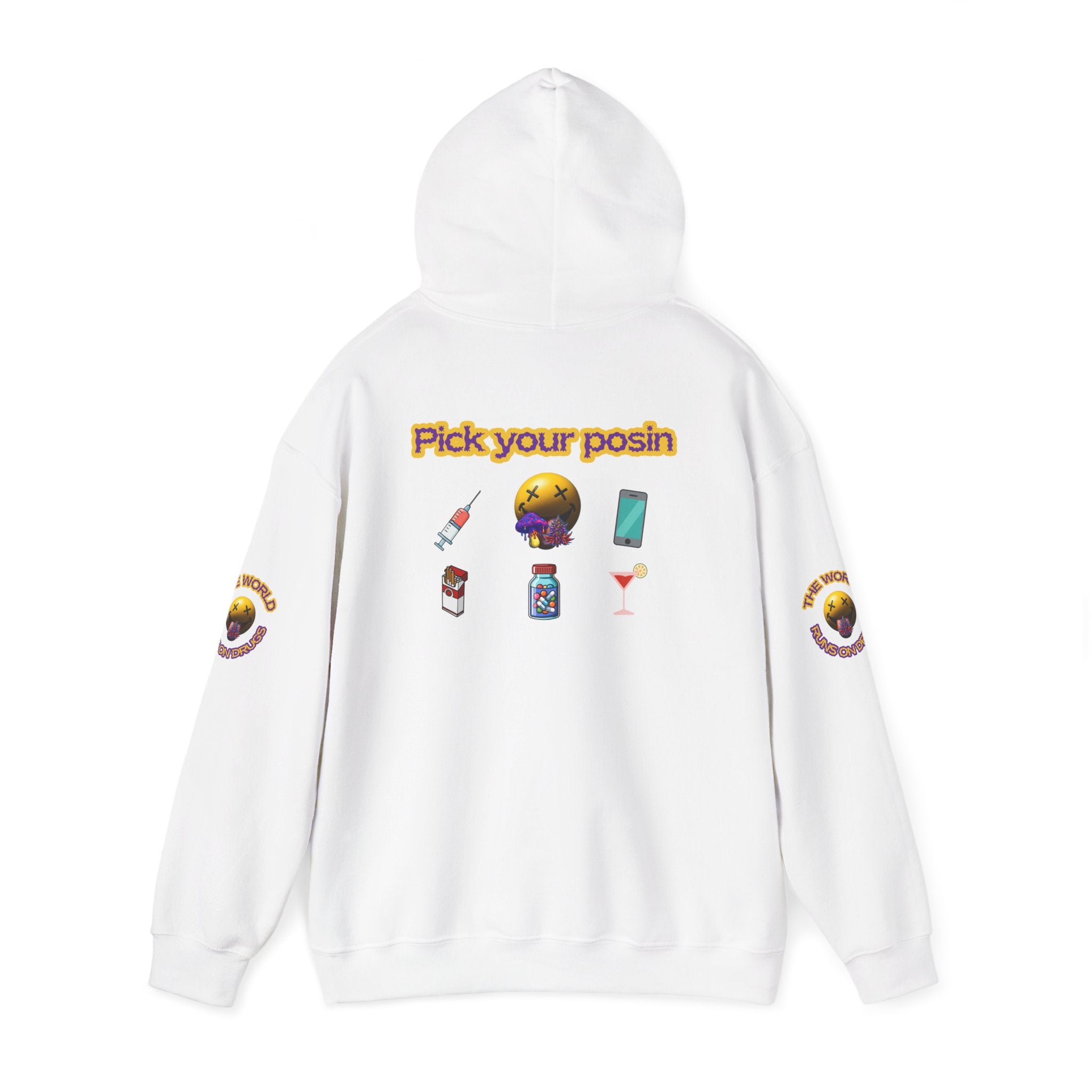 Hoodie — 'WROD/ Pick Your Poison' Graphic Pullover