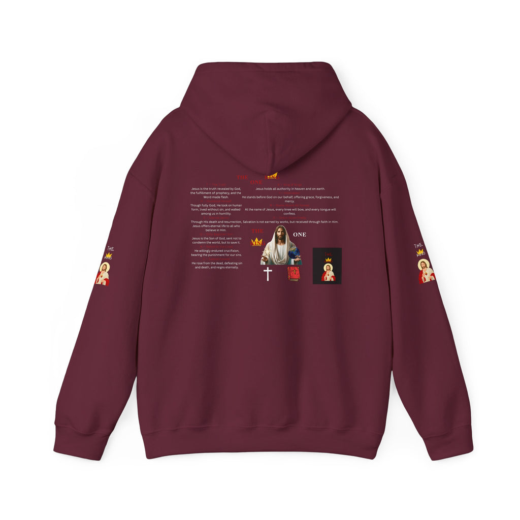 THE ONE KING HOODIE FULL GRAPHIC DEFINITION
