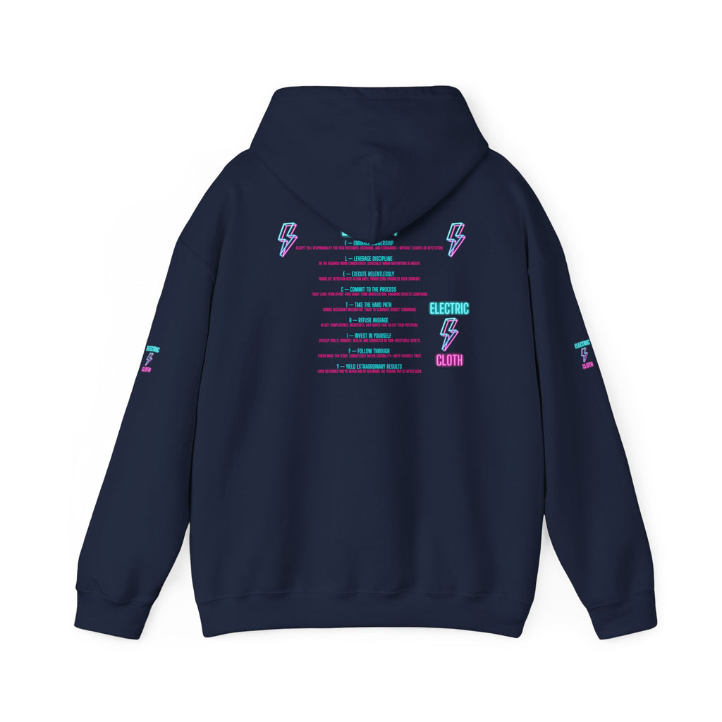 Hoodie — "Electrify Yourself" Neon Tour-Style Graphic Hoodie