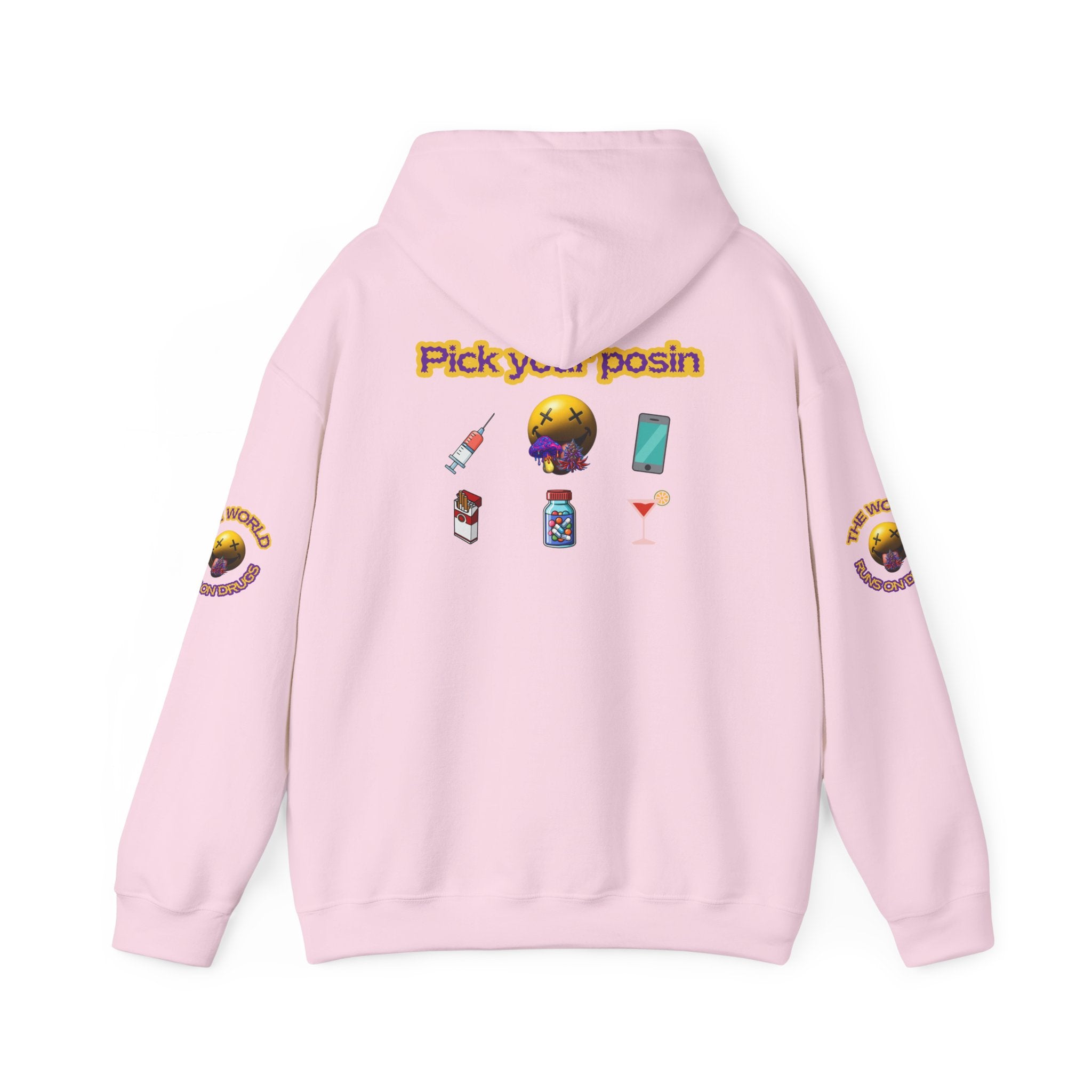 Hoodie — 'WROD/ Pick Your Poison' Graphic Pullover