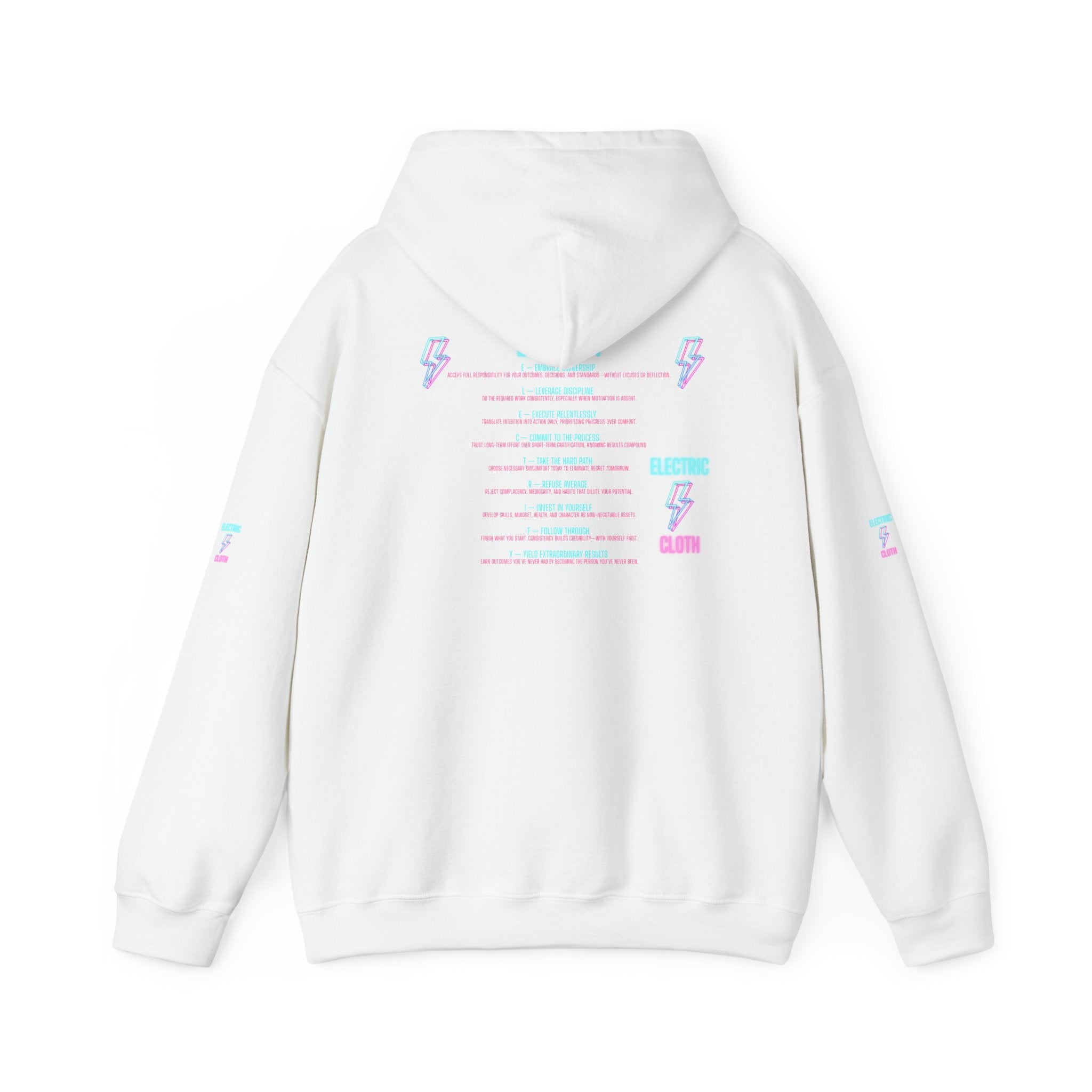 Hoodie — "Electrify Yourself" Neon Tour-Style Graphic Hoodie