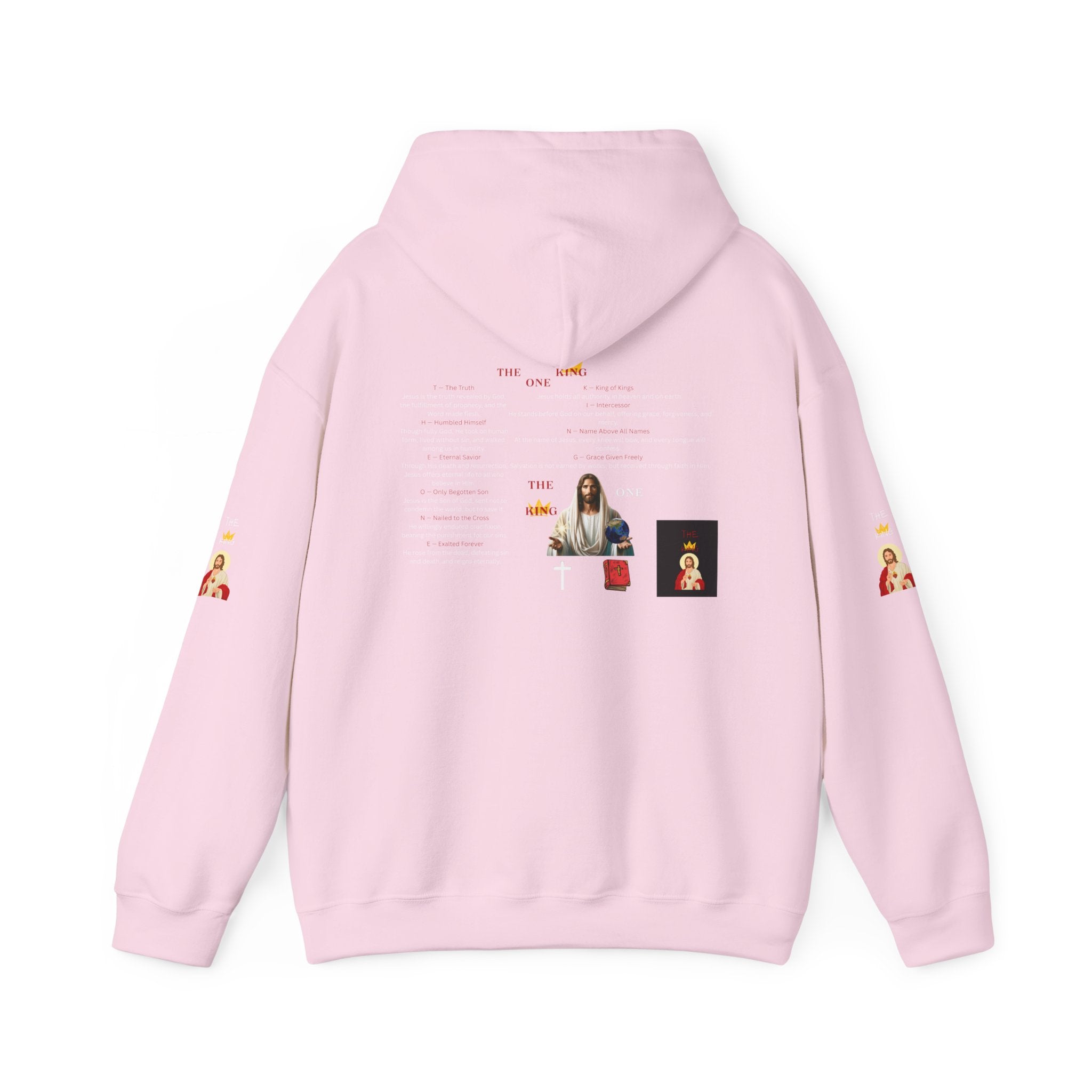 THE ONE KING HOODIE FULL GRAPHIC DEFINITION