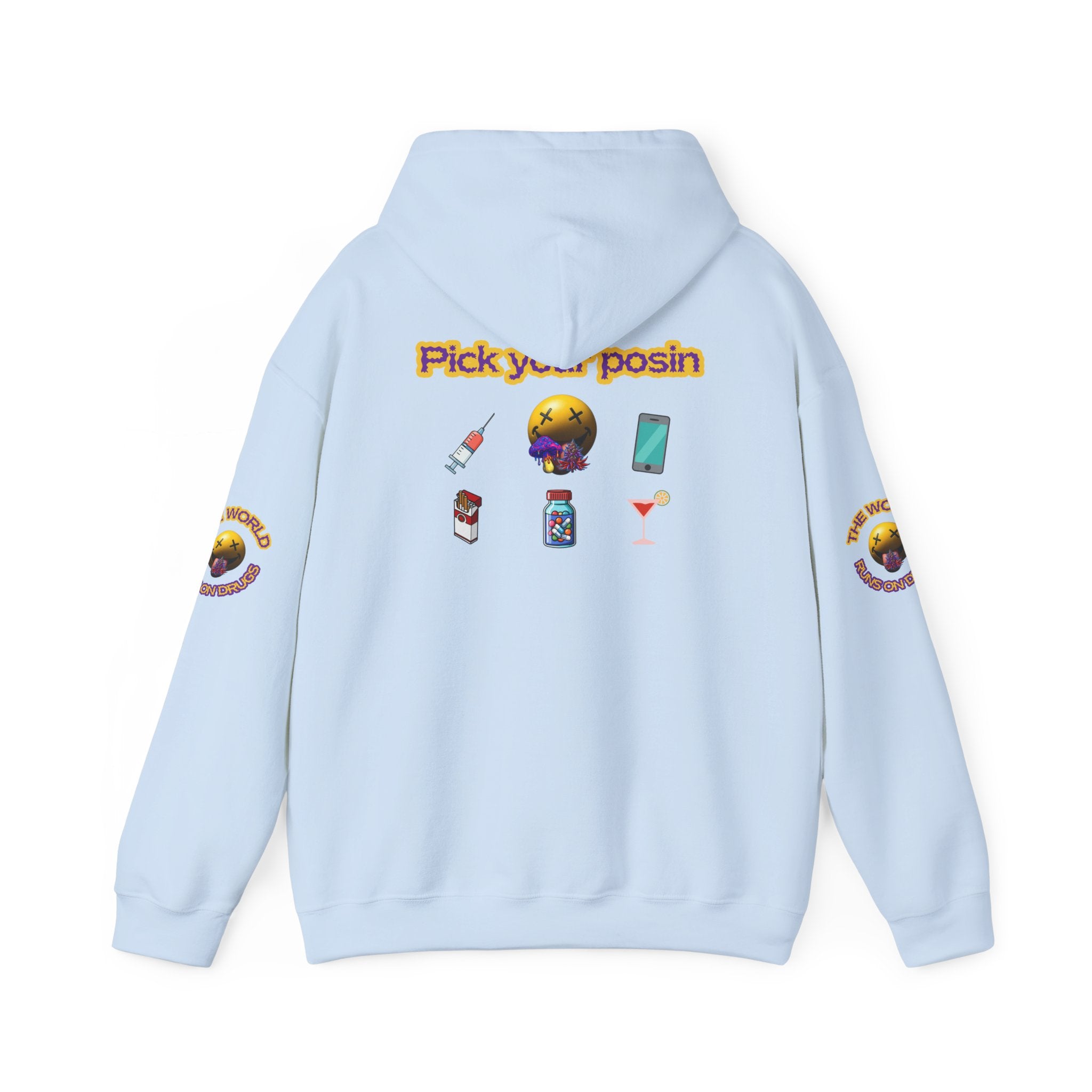 Hoodie — 'WROD/ Pick Your Poison' Graphic Pullover
