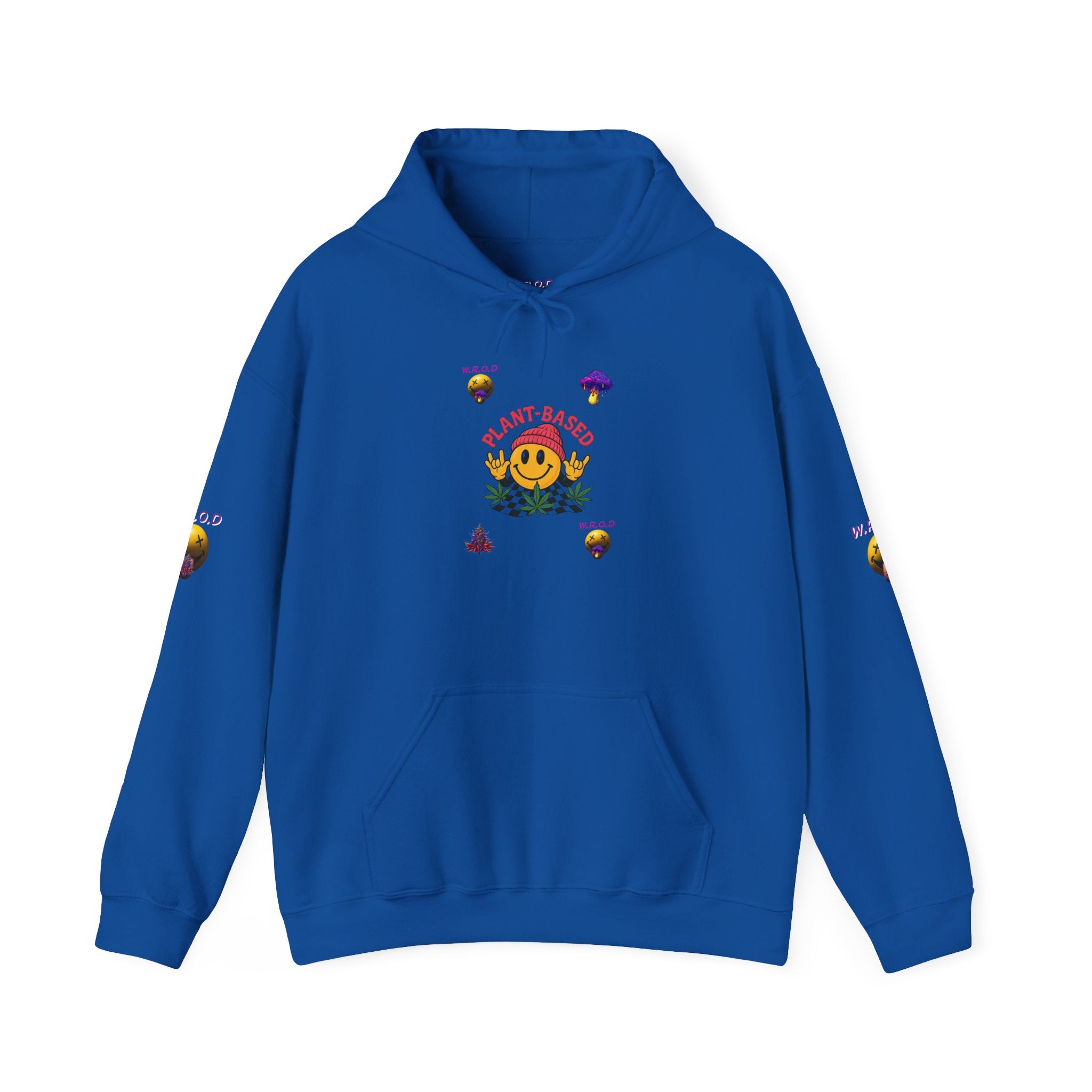 Stay Positive Hoodie — Smiley Sunflower Graphic Sweatshirt