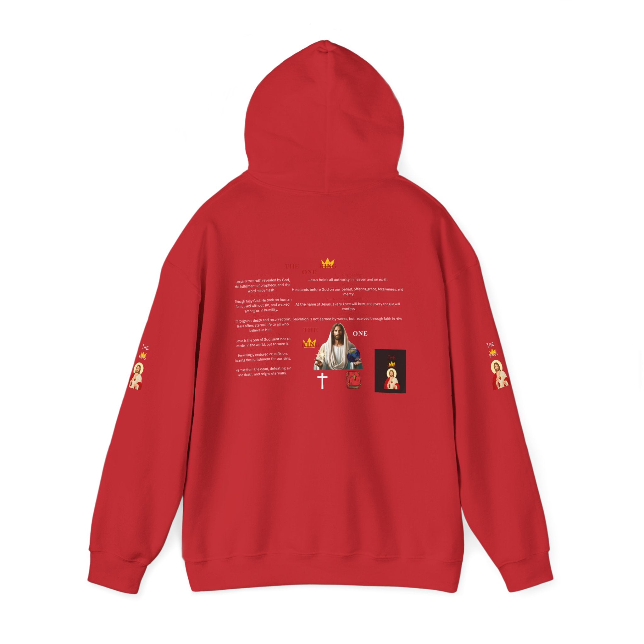 THE ONE KING HOODIE FULL GRAPHIC DEFINITION