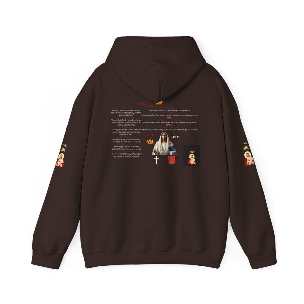 THE ONE KING HOODIE FULL GRAPHIC DEFINITION
