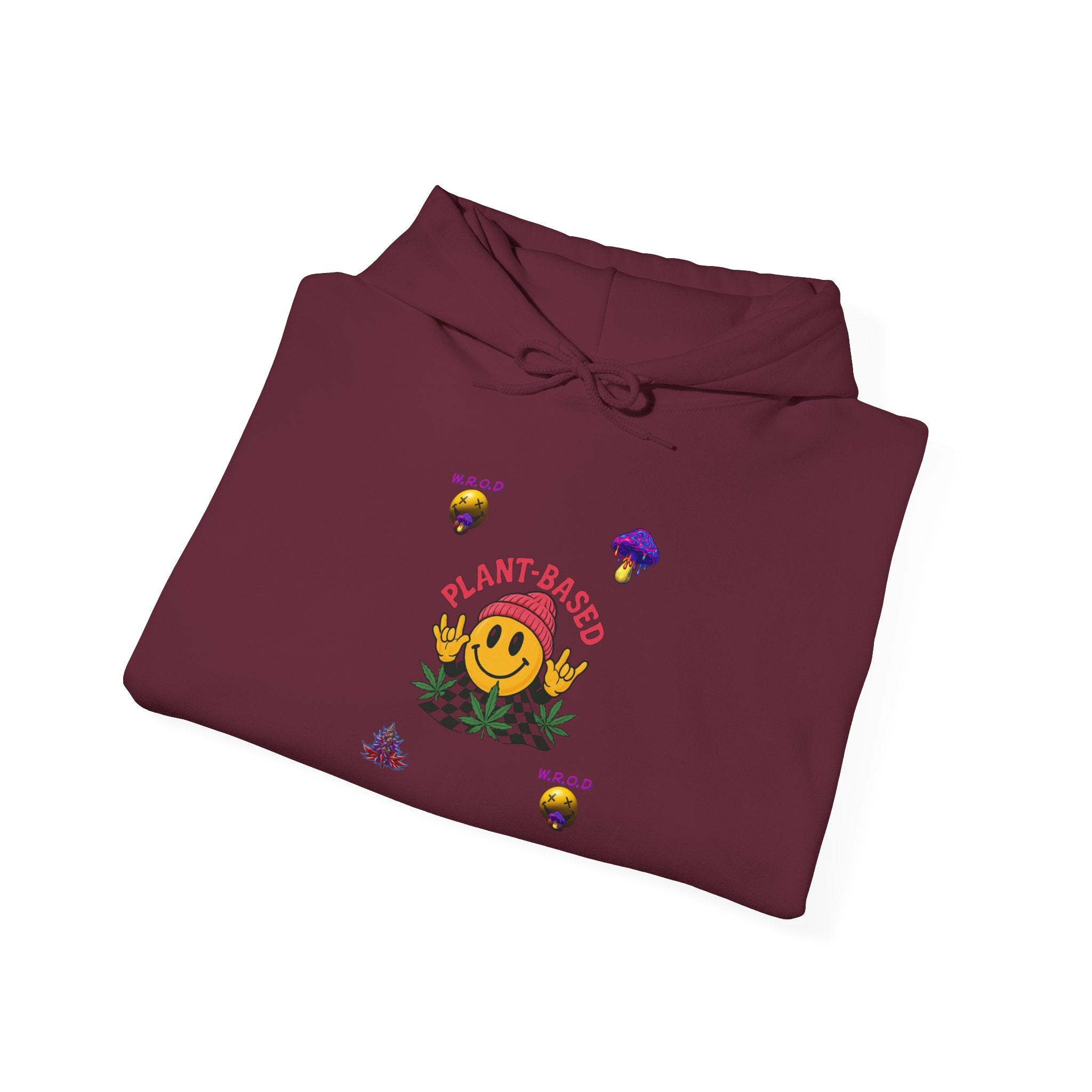 Stay Positive Hoodie — Smiley Sunflower Graphic Sweatshirt