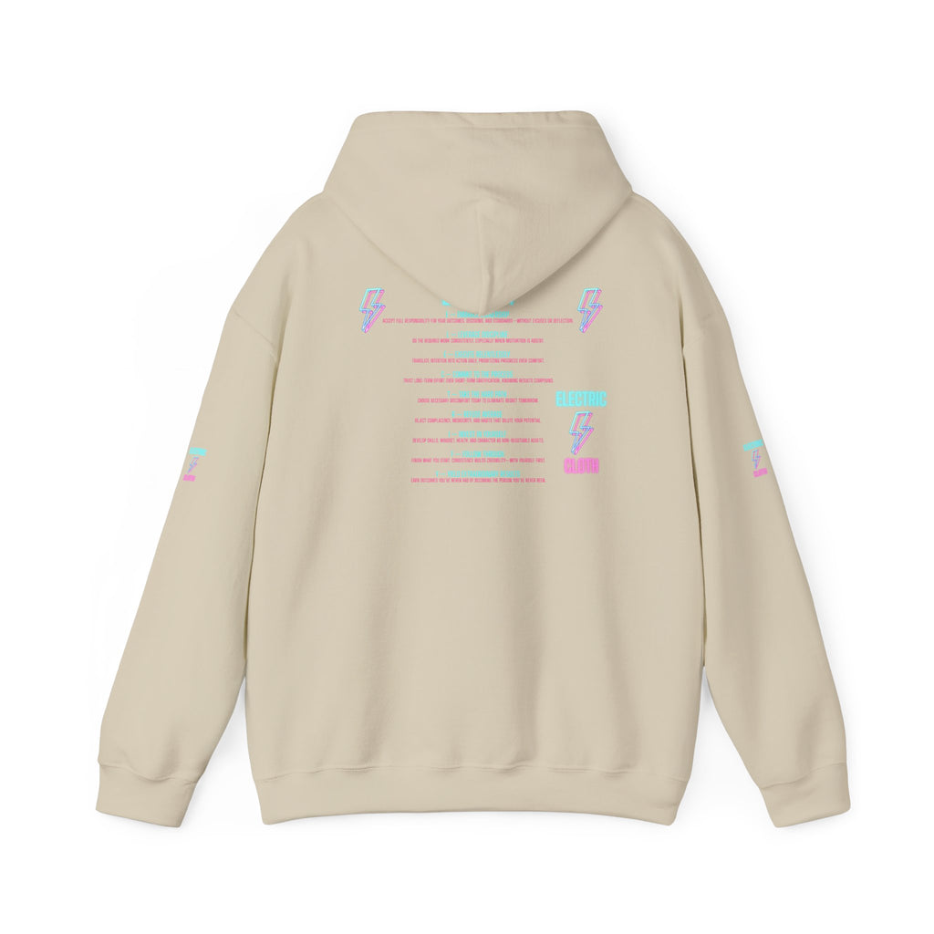 Hoodie — "Electrify Yourself" Neon Tour-Style Graphic Hoodie