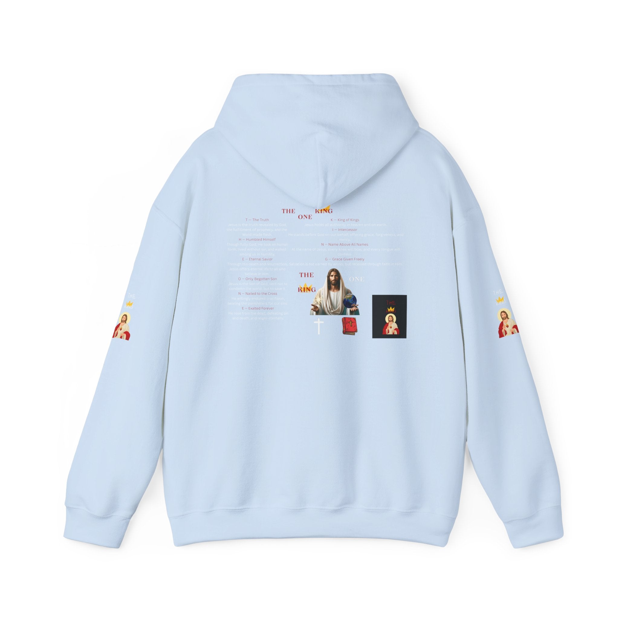 THE ONE KING HOODIE FULL GRAPHIC DEFINITION