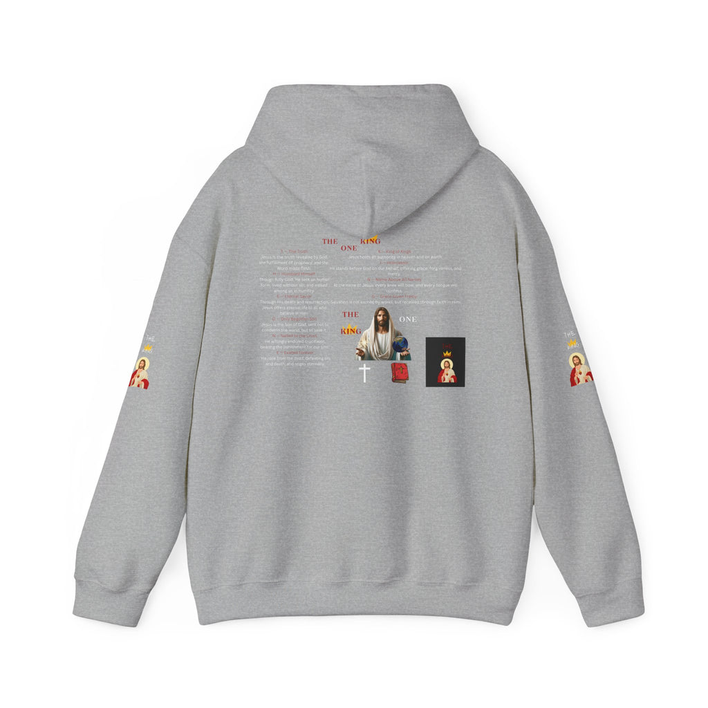 THE ONE KING HOODIE FULL GRAPHIC DEFINITION