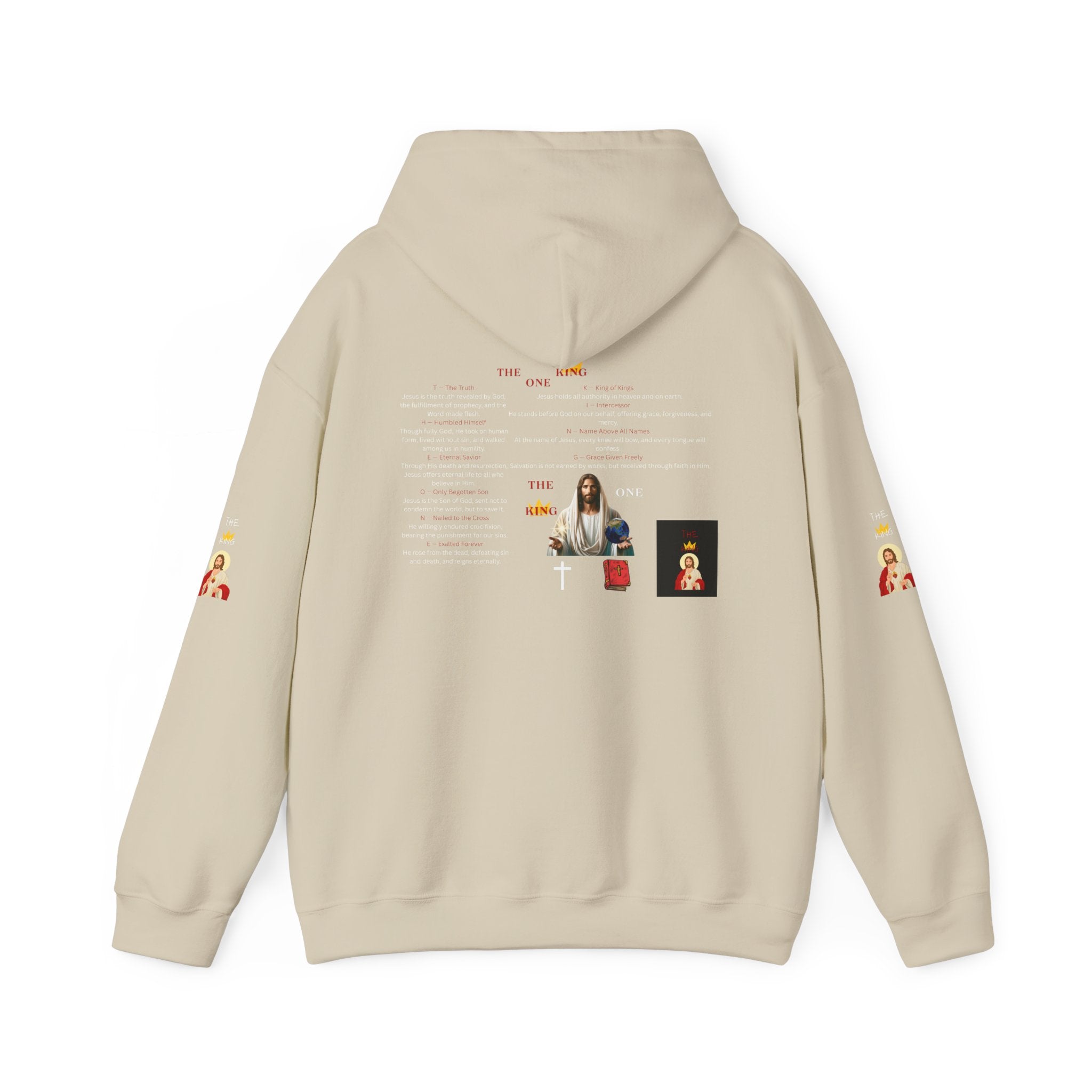 THE ONE KING HOODIE FULL GRAPHIC DEFINITION