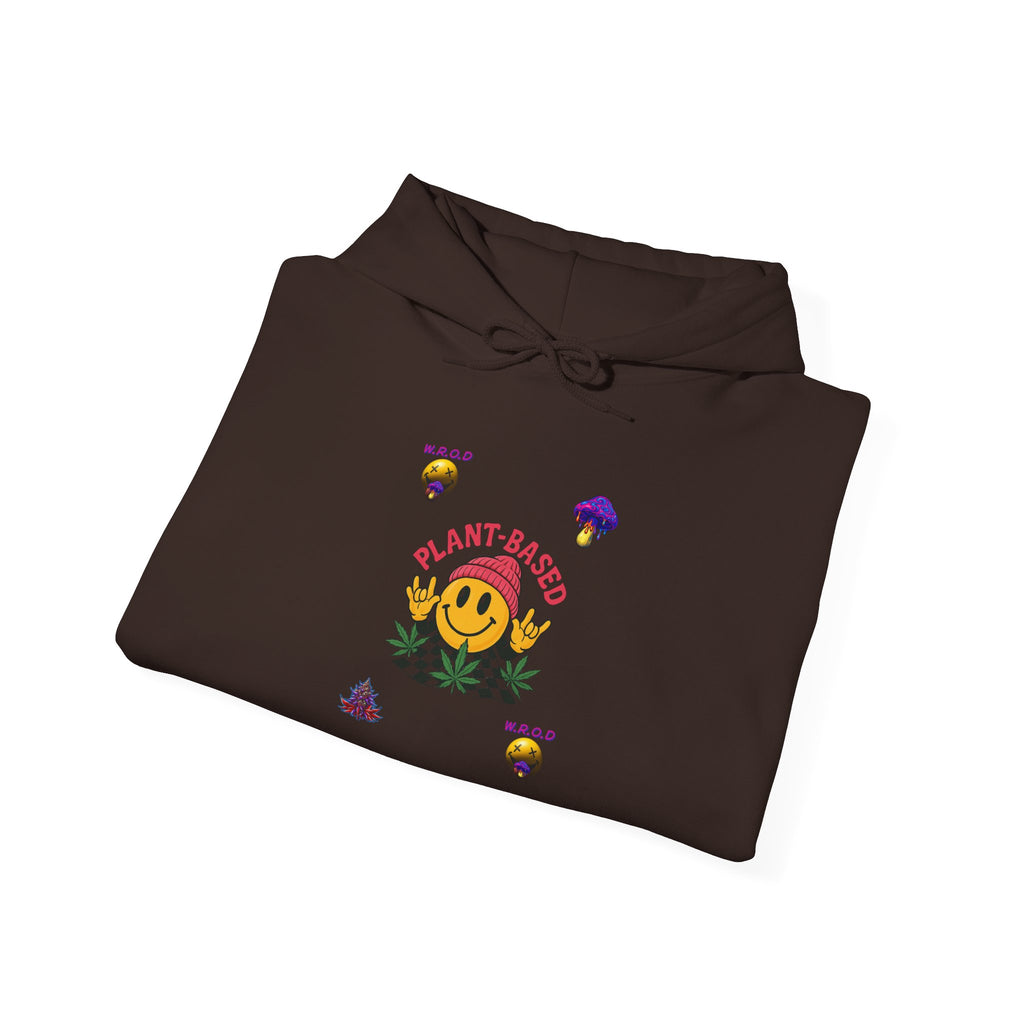 Stay Positive Hoodie — Smiley Sunflower Graphic Sweatshirt